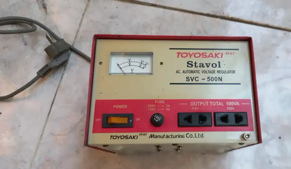 Jual Stavol Merk Toyosaki 500VA