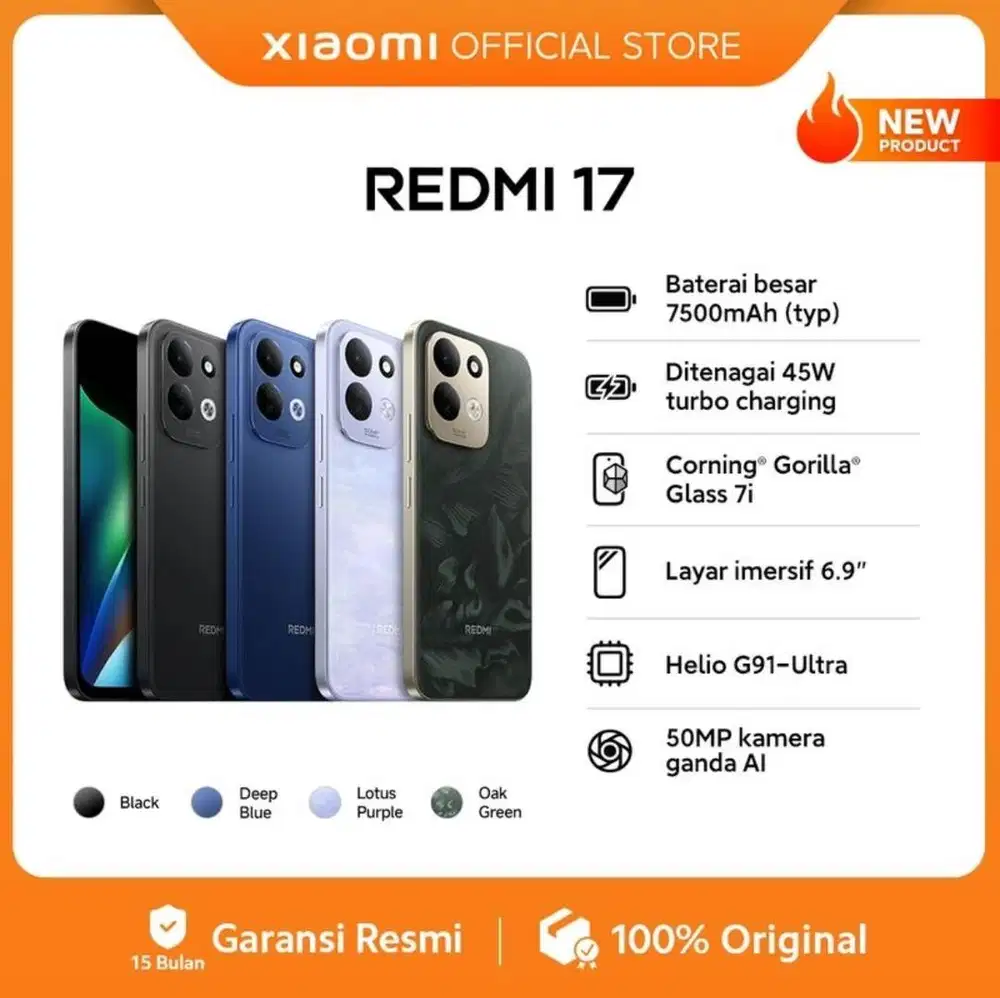 Redmi 17 (4GB+128GB) NFC