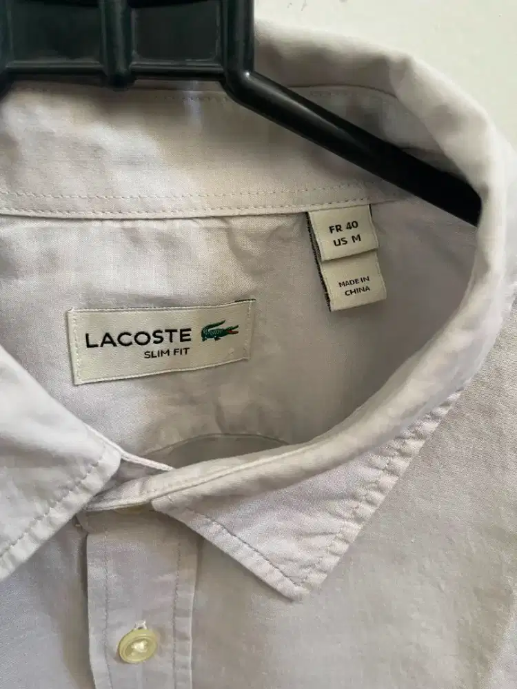 KEMEJA FORMAL LACOST* ORI