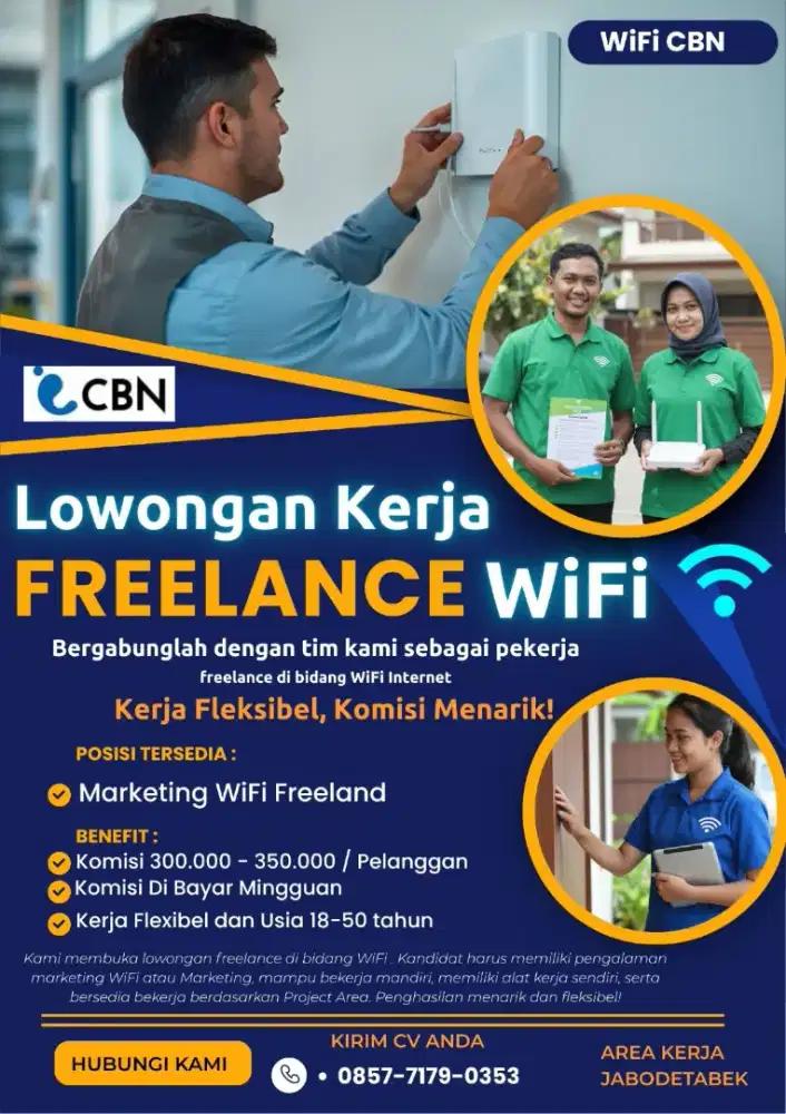 Butuh Cepat Marketing Freeland Wifi Internet