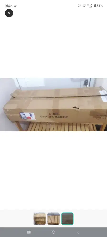 Rak Kayu 3 Susun Upspace