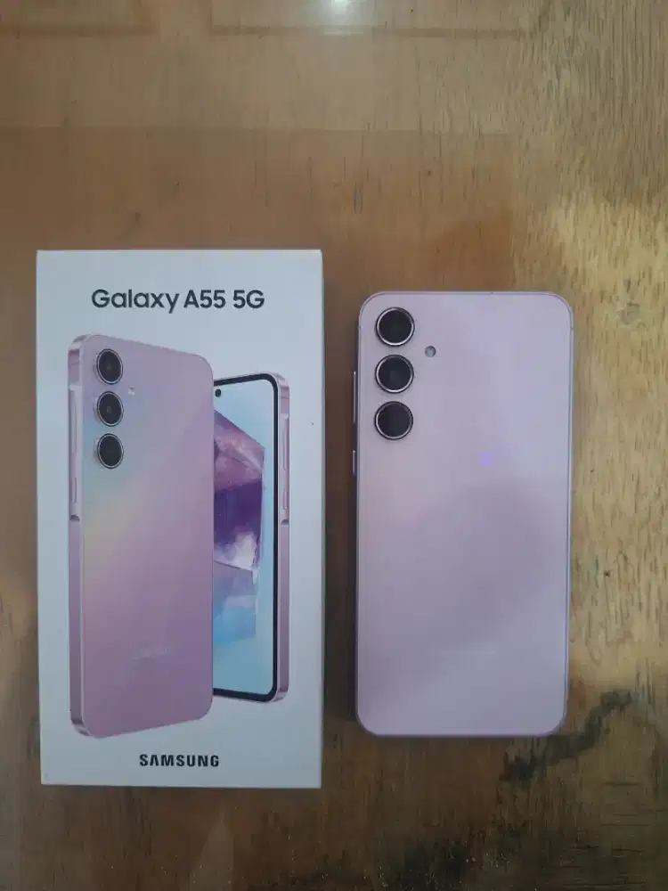 Jual samsung A55 5G like new 8/256 garansi remsi