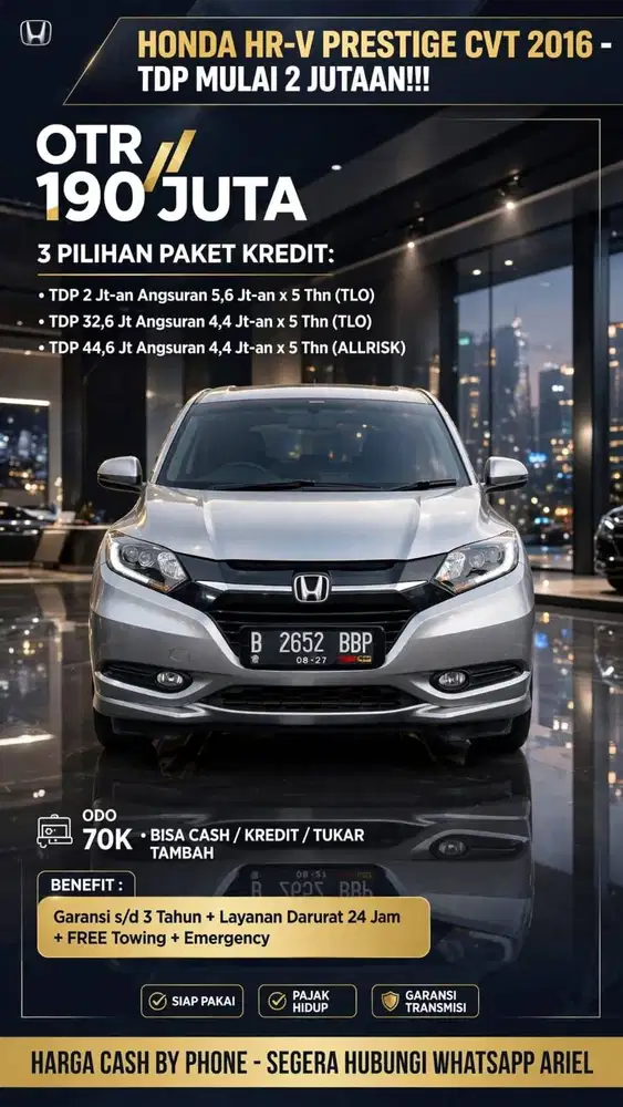 Honda HRV prestige 2016