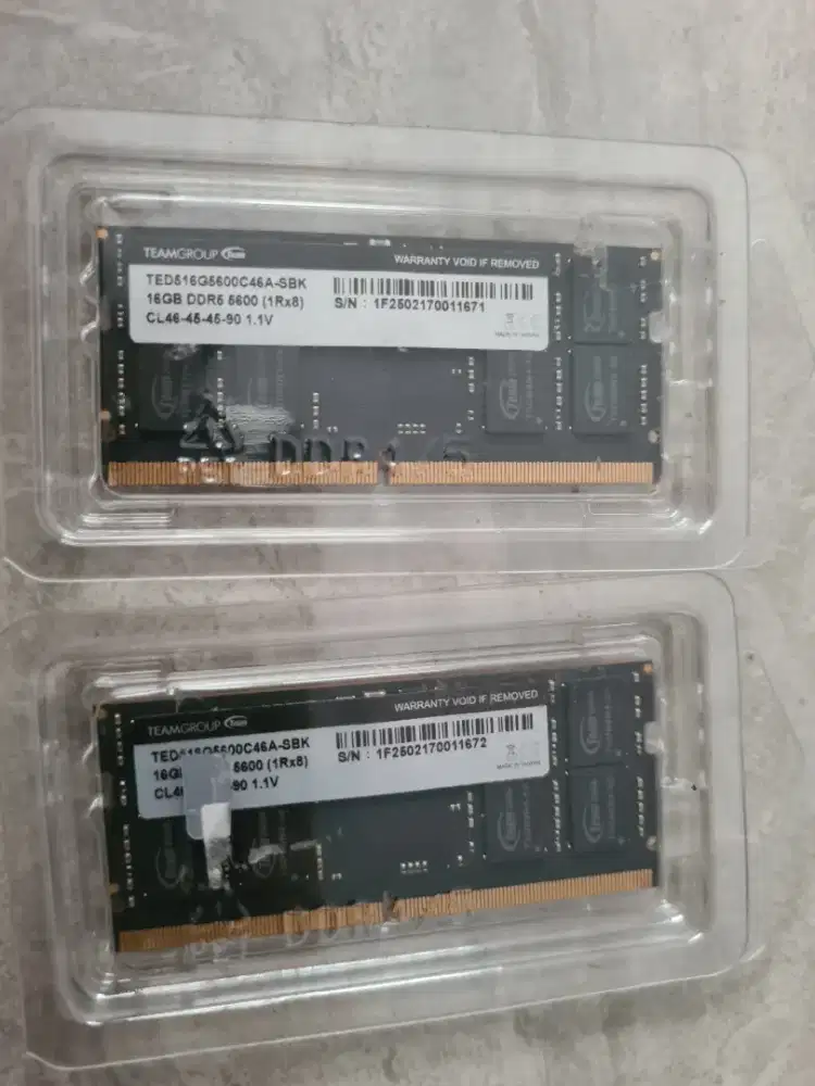 Ram 32gb (16gb x 2) ddr5 Team Elite