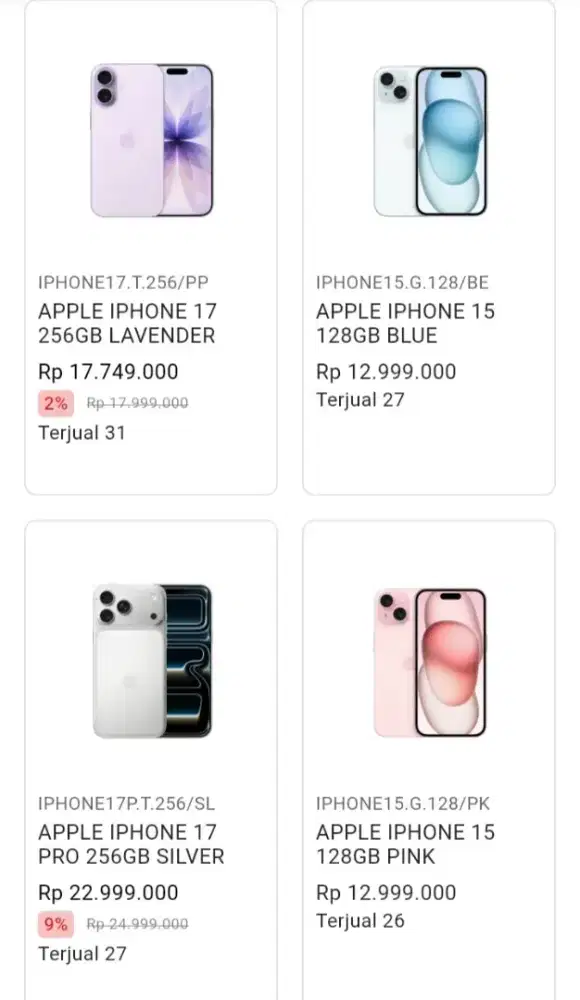 CICILAN IPHONE 15, 16 DAN 17 PRO