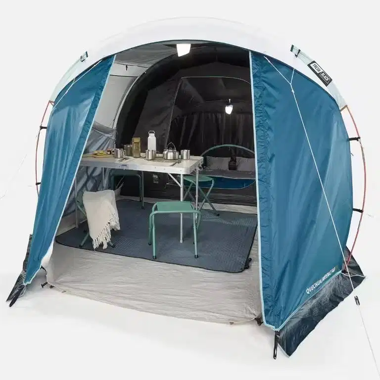 DIJUAL: QUECHUA Tenda Camping Arpenaz 4.1 Fresh & Black
