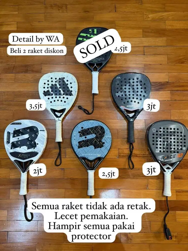 Raket padel adidas, royal,