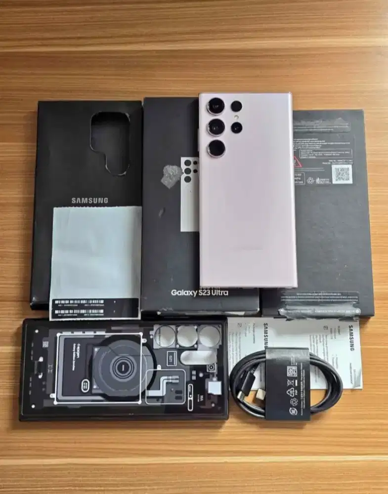 Samsung S23 Ultra 12/256GB SEIN Resmi Lavender Fullset Ori Mulusss