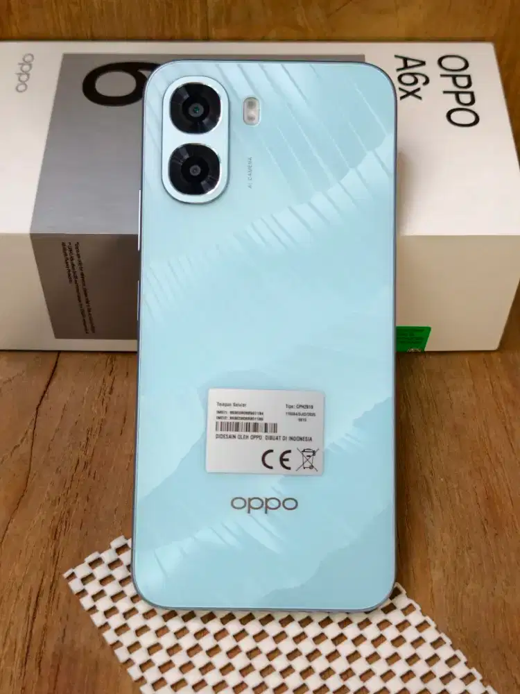 Oppo A6x 6/256 second ori resmi Januari 2027
