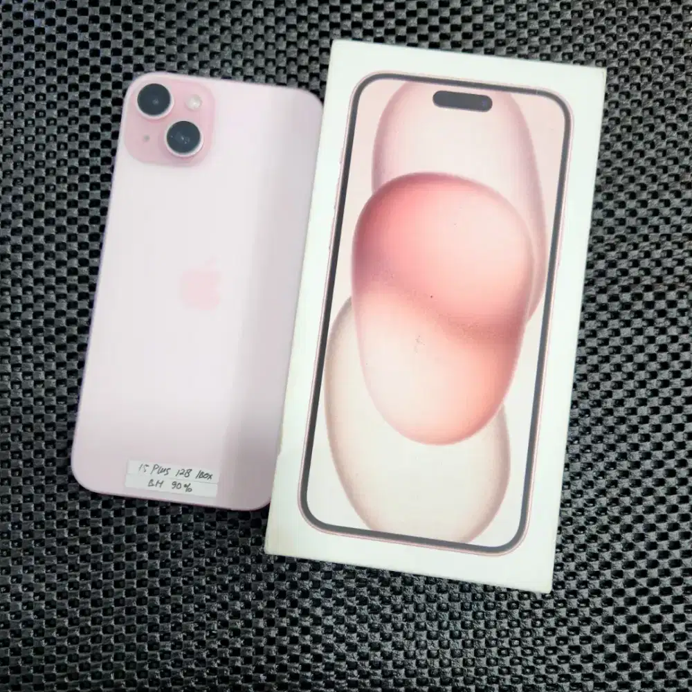 iPhone 15 Plus 128gb pink iBox full Ori Free Adapter