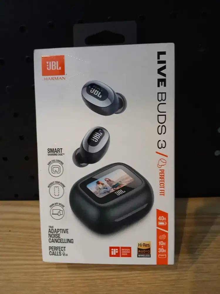 JBL Live Buds 3 True Wireless TWS ANC 40Hrs  Wireless Charging 6 Mics