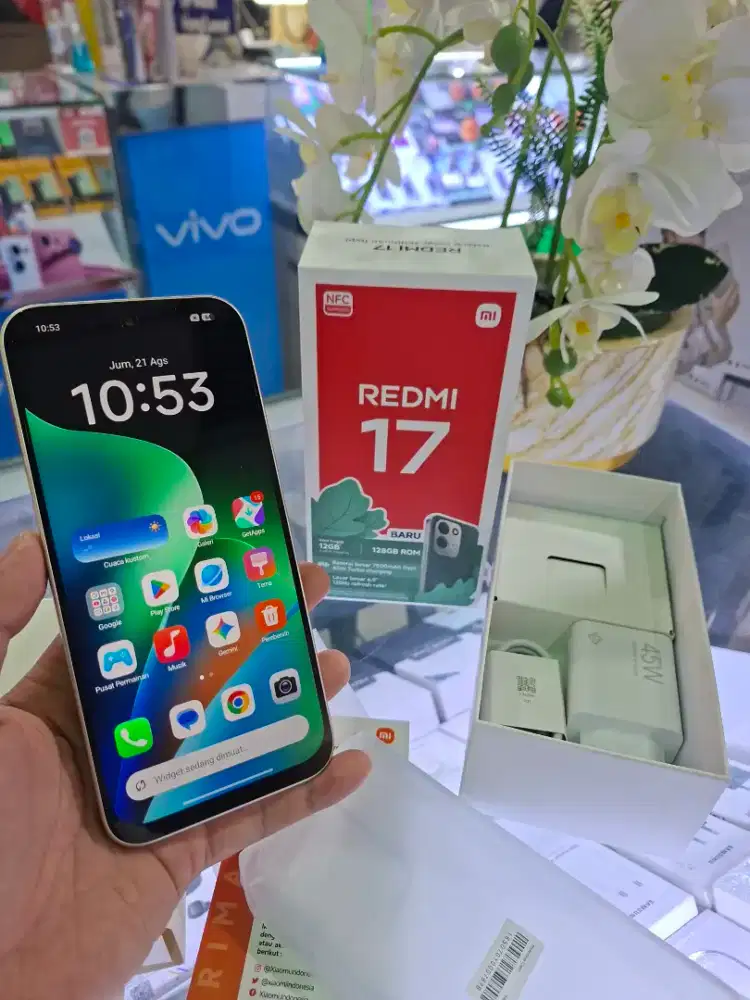 Redmi 17 ram plus 8* (4+4/128 )