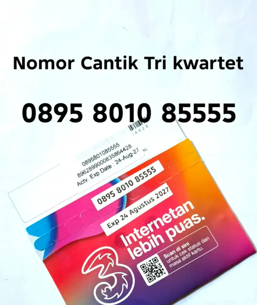 Nomor Cantik Trii kwartet ekor langka