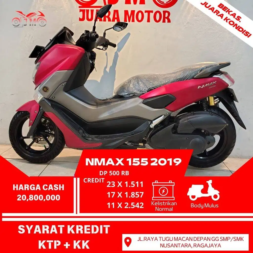 NMAX OLD 2019 PAJAK PANJANG CREDIT DP MULAI 500 RB PROSES MUDAH CEPAT