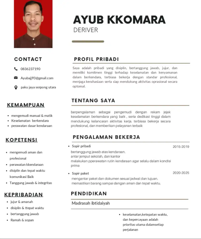cari pekerjaan yang amanah