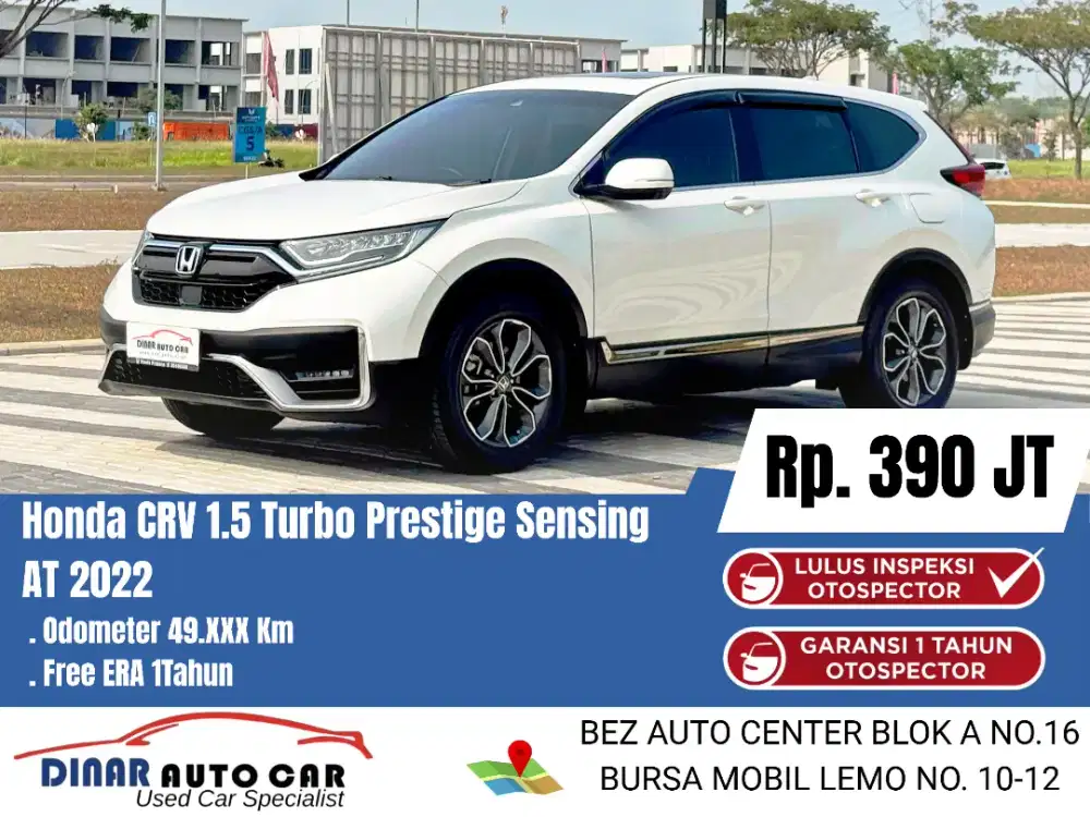 (40Jt) CR V CRV Turbo Prestige Sensing 2022 At Matic Warenty 1Th*Dinar