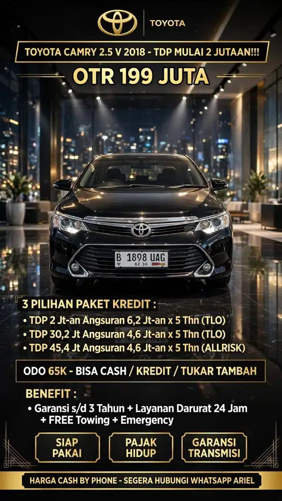 Camry 2.5 V tahun 2018