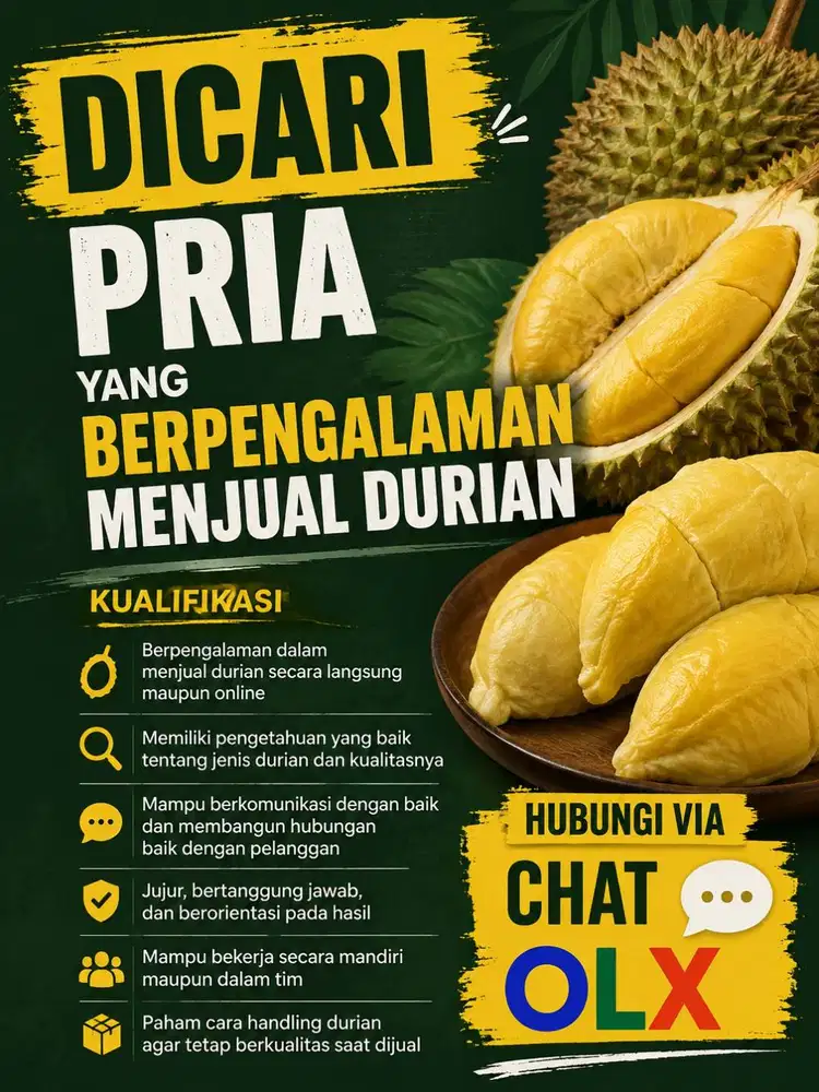 Loker Tukang Durian