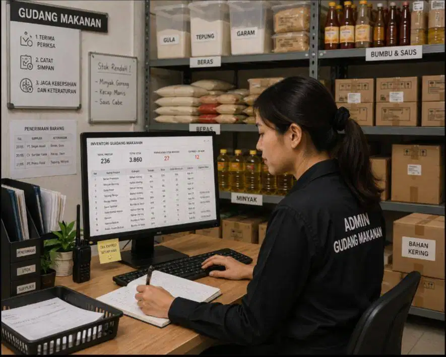 Di Cari ADMIN Gudang -> Hanya WANITA. Bisa EXCEL & Software.