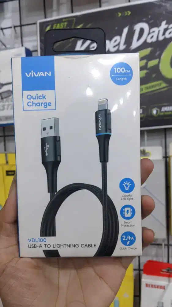KABEL DATA IPHONE VIVAN VDL100