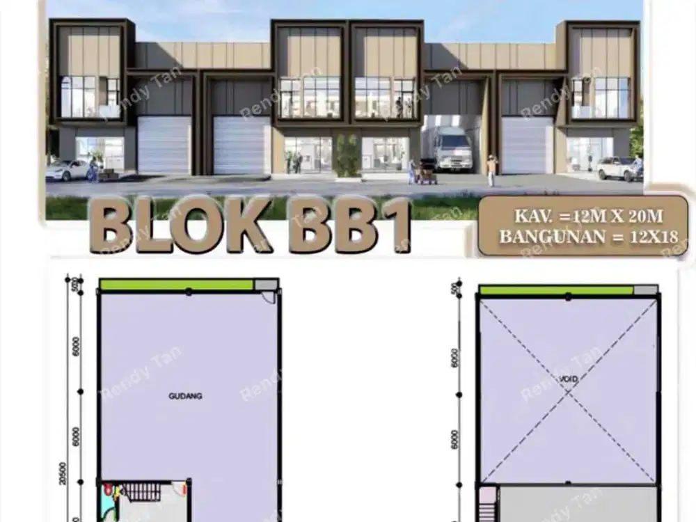 Gudang Industrial Park Batam Center Dekat Bandara Hang Nadim Dan Ferry Terminal New Launching