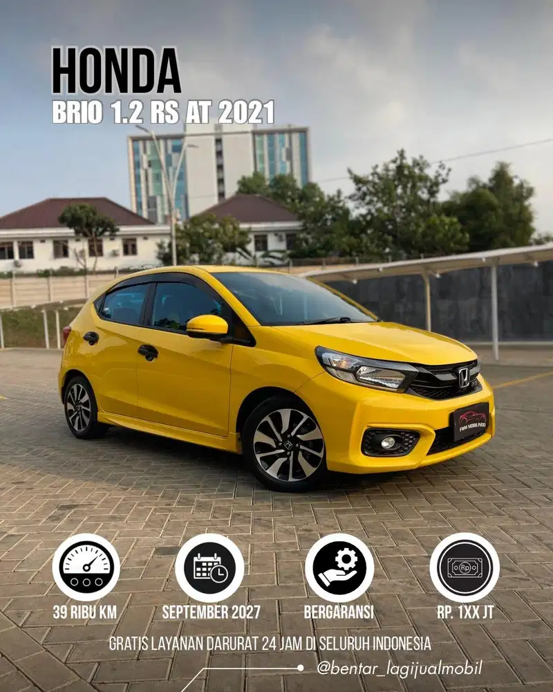 Honda Brio 1.2 RS AT 2021