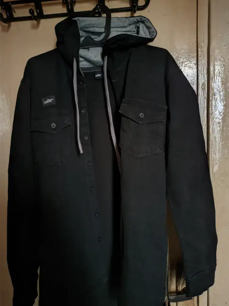Onstreet long sleeve denim hoodie