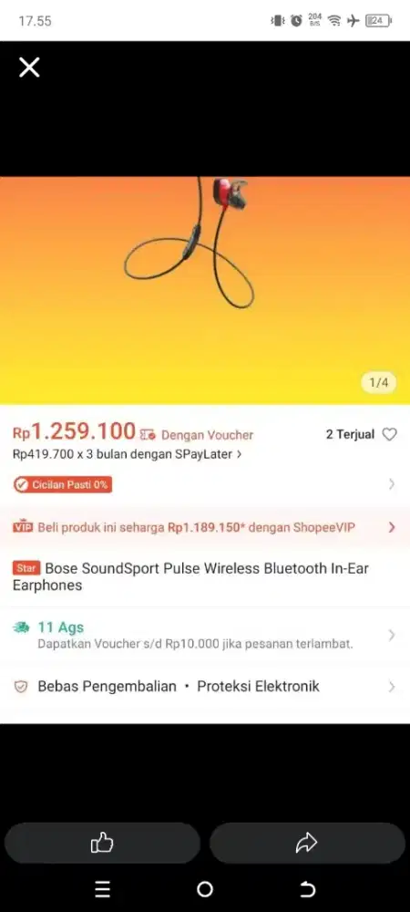 Headset bose ori