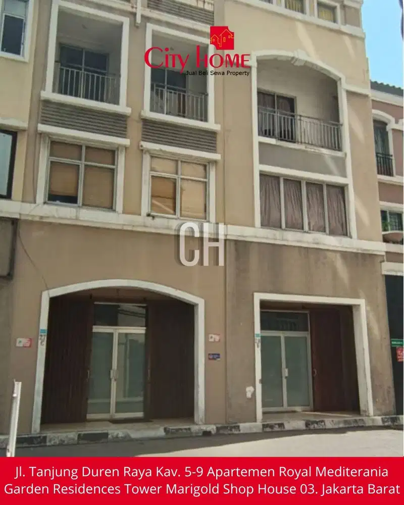 Ruko 5 Lantai LT 10x34m – Mediterania Marina Residence