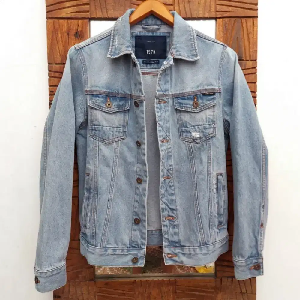 ZARA MAN Exclusive Denim Trucker Jeans Jacket (S)