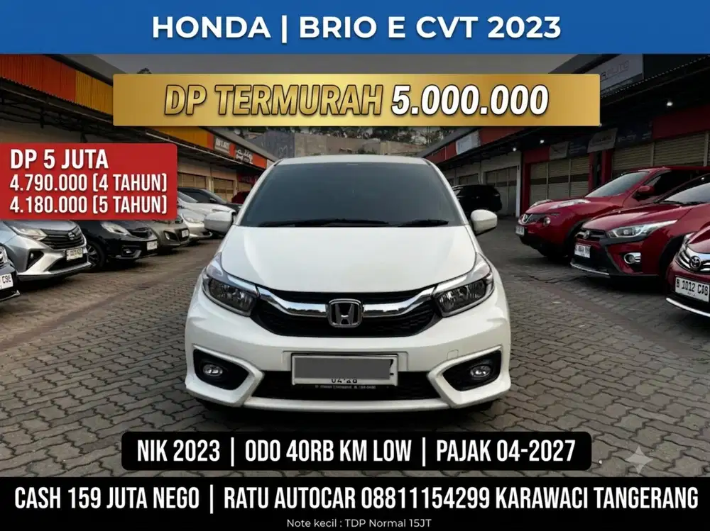 DP PROMO 5 JT BRIO E MATIC 2023 WHITE EDITION