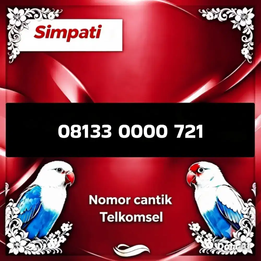 Nomor cantik simpati Telkomsel seri kwartet