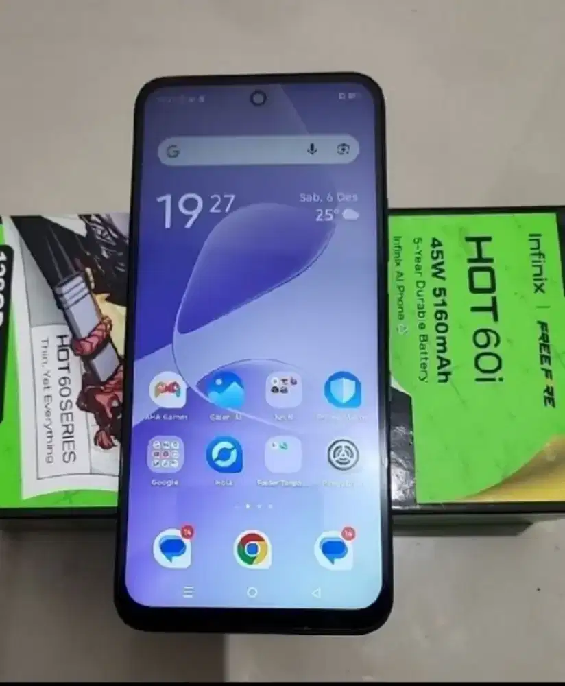 Infinix Hot 60i Ram 8Gb/256Gb lengkap