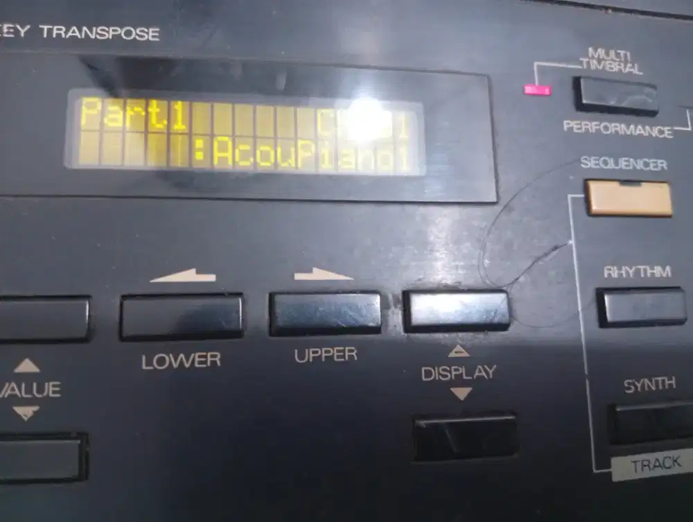 JUAL ROLAND D20 KLASIK PIANO NYALA LCD OK POTENSIO VOL PATAH GANTI PTN