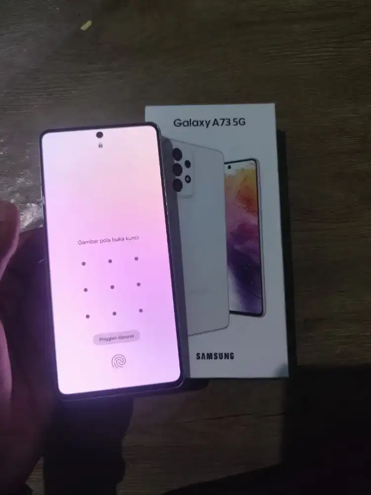 SAMSUNG A73 5G  8/256 FULLSET. NO KENDALA, NO MINUS .0,5 DAN NFC BISA.