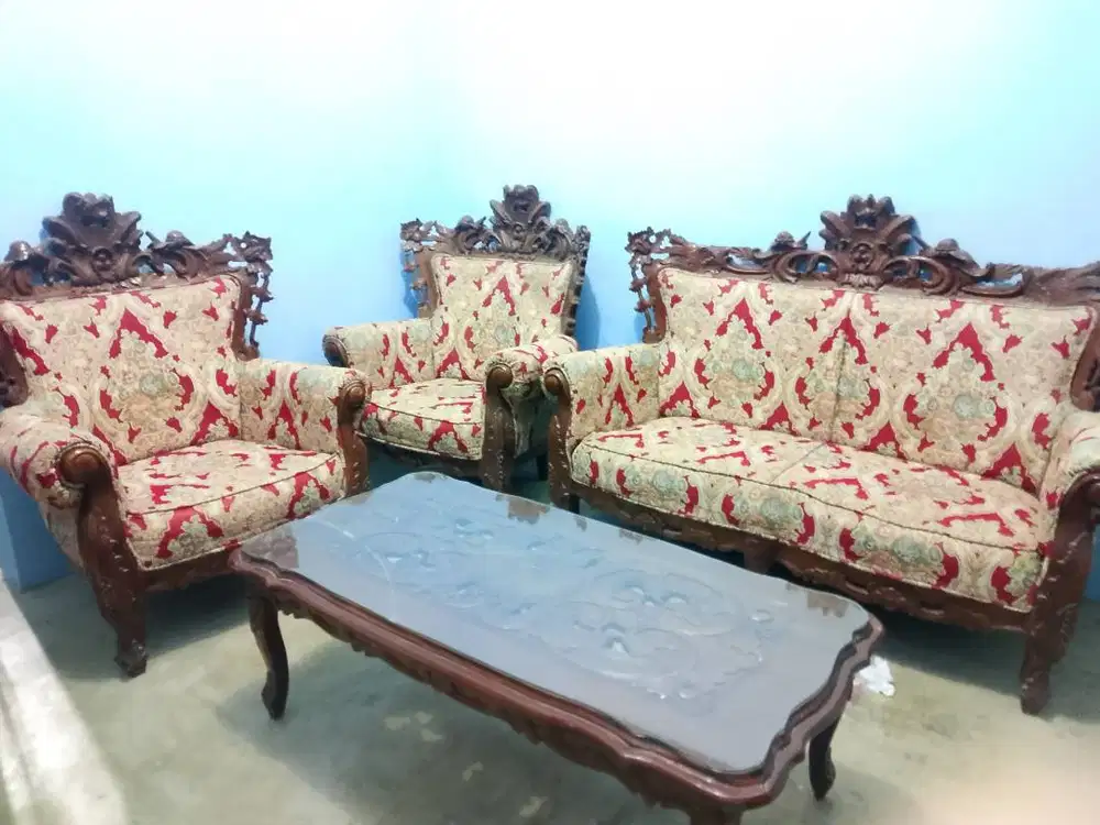 Kursi jati Jepara Ros jumbo