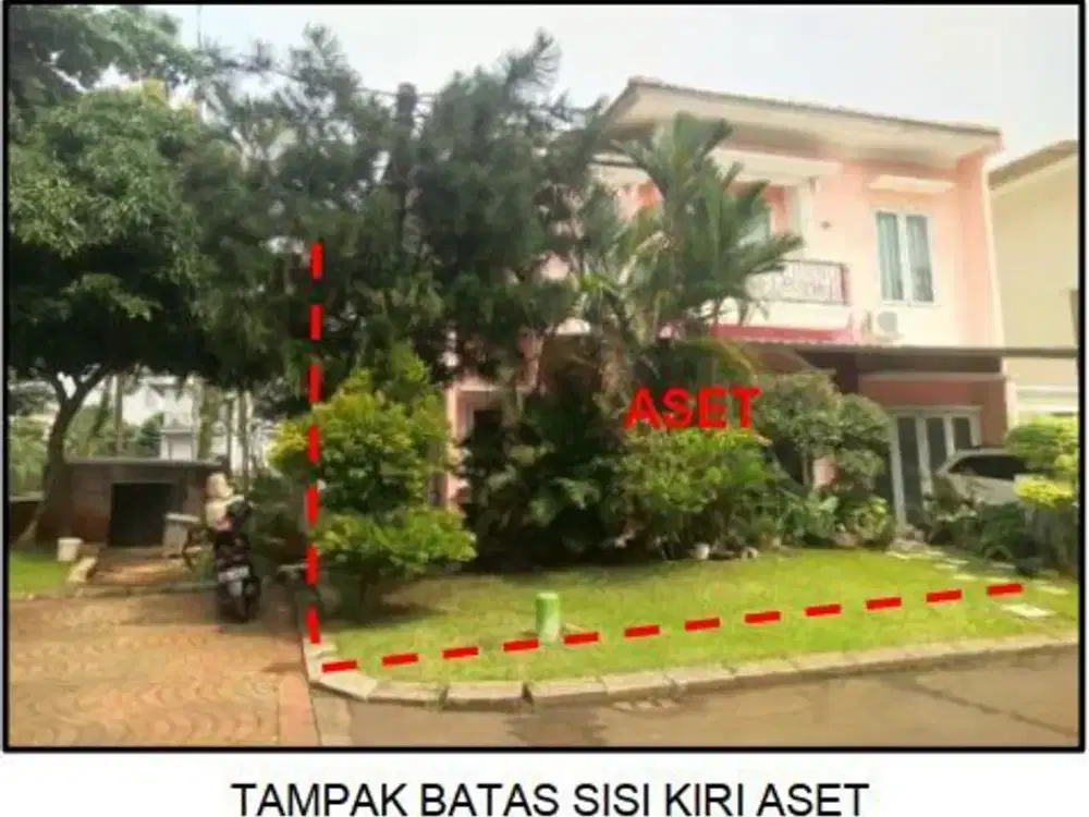 Di Jual Lelang Rumah 2 Lantai di Perumahan Summarecon Gading Serpong, Cluster Crystal Residence, Jalan Crystal Barat Kelurahan Pakulonan Barat, Kecama