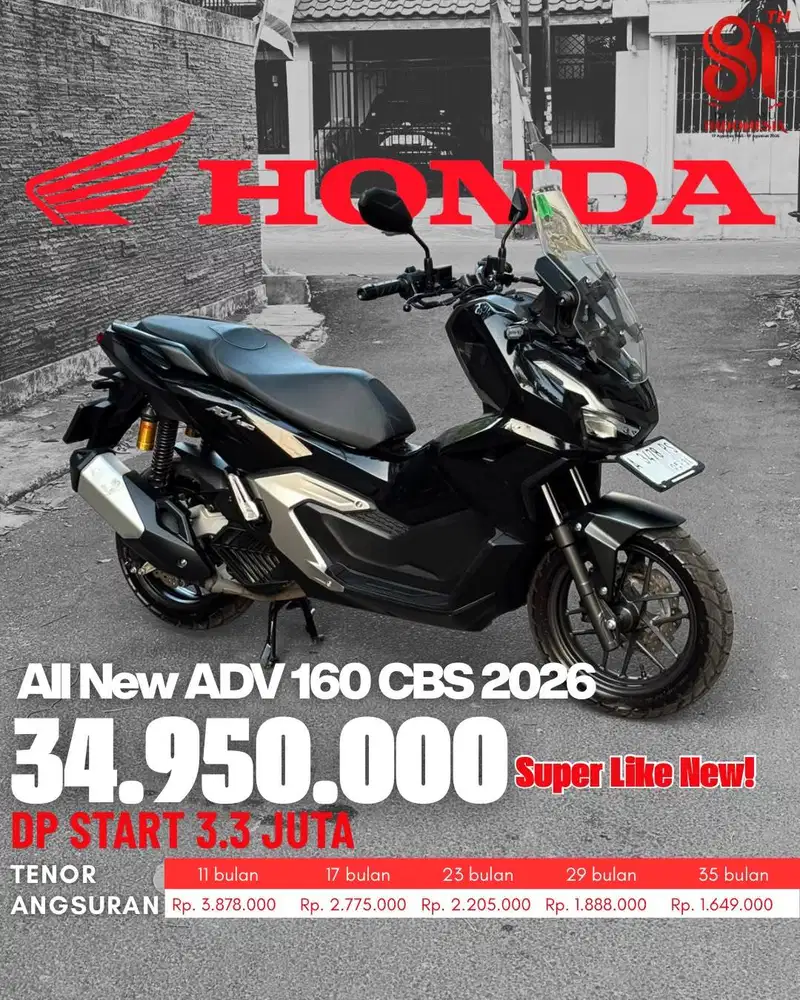 HONDA ALL NEW ADV 160 CBS 2026