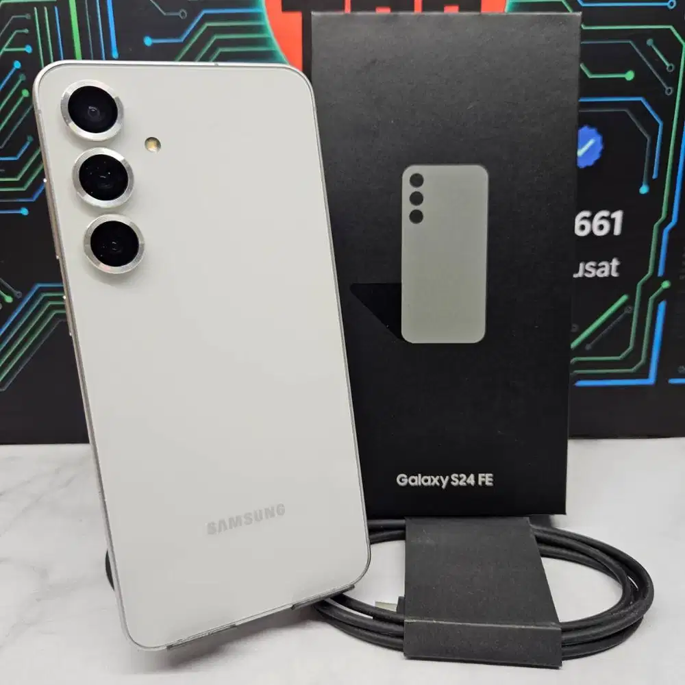 Samsung Galaxy S24 FE 8/256GB Grey SEIN Resmi Fullset No Minus