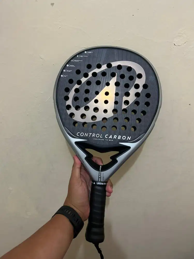 Decathlon KUIKMA Padel Racket Control Carbon Abu  - 8959249