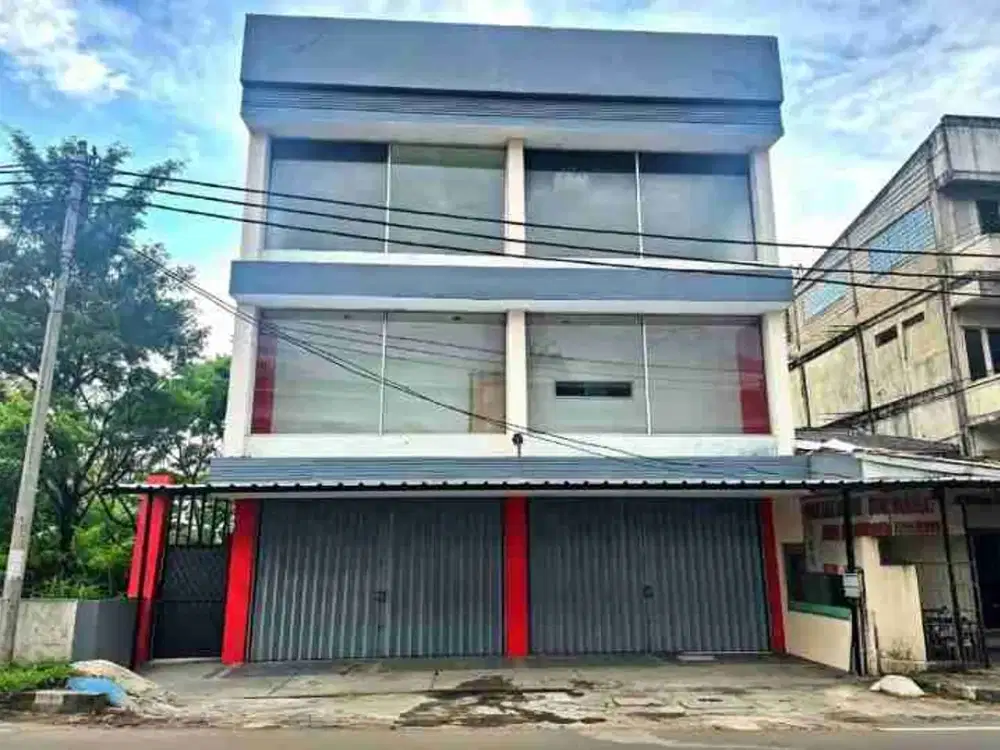 Ruko 3 Lantai + Basement Disewa Bintara Jaya Bekasi Dekat Tol Jatibening 648 m2