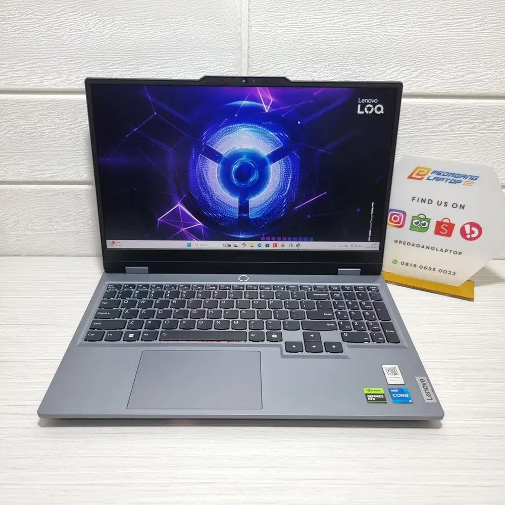Lenovo LOQ 15IRX9 Core i5-13450HX RAM 12GB SSD 512GB RTX 3050 Garansi