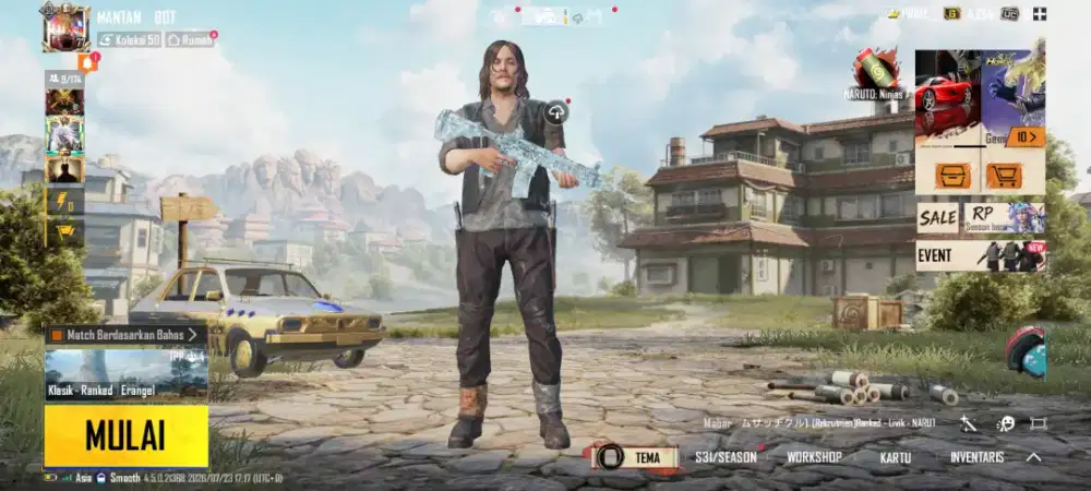 Akun pubg M4 glacier max
