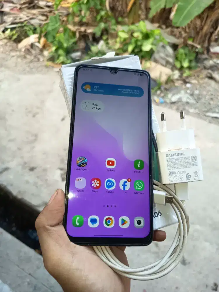Samsung A06 Fullset Full ori 4+4gb/64gb