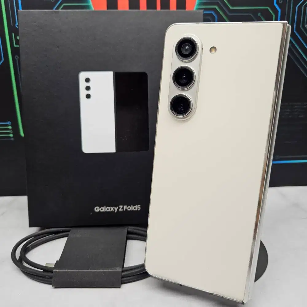 Samsung Galaxy Z Fold 5 12/256GB Cream SEIN Resmi Fullset No Minus
