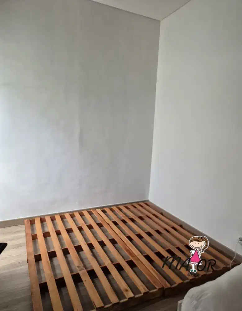 Dipan kasur / tatakan kasur minimalis kayu solid 180x200 wonogiri