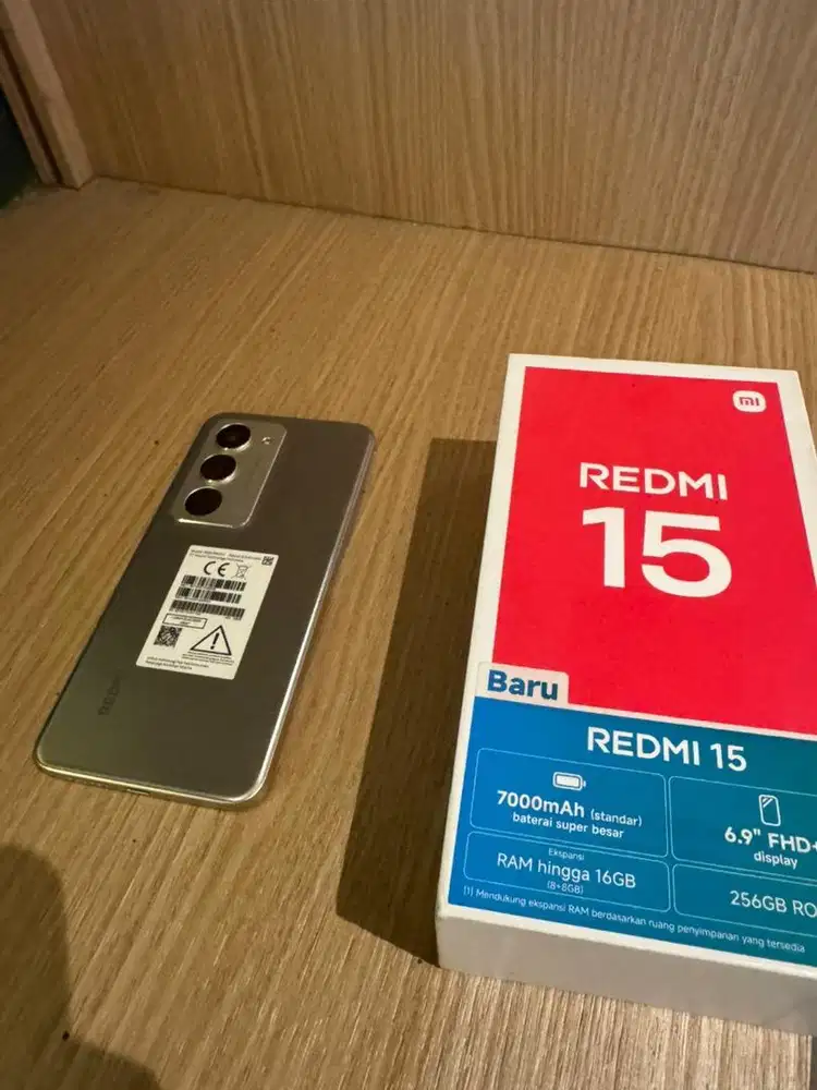 Redmi 15 8/256gb wah paling murah rasa baru