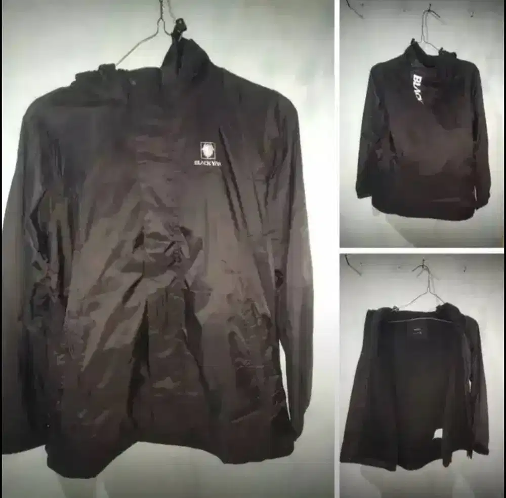 Jaket gunung waterproof black yak import Vietnam