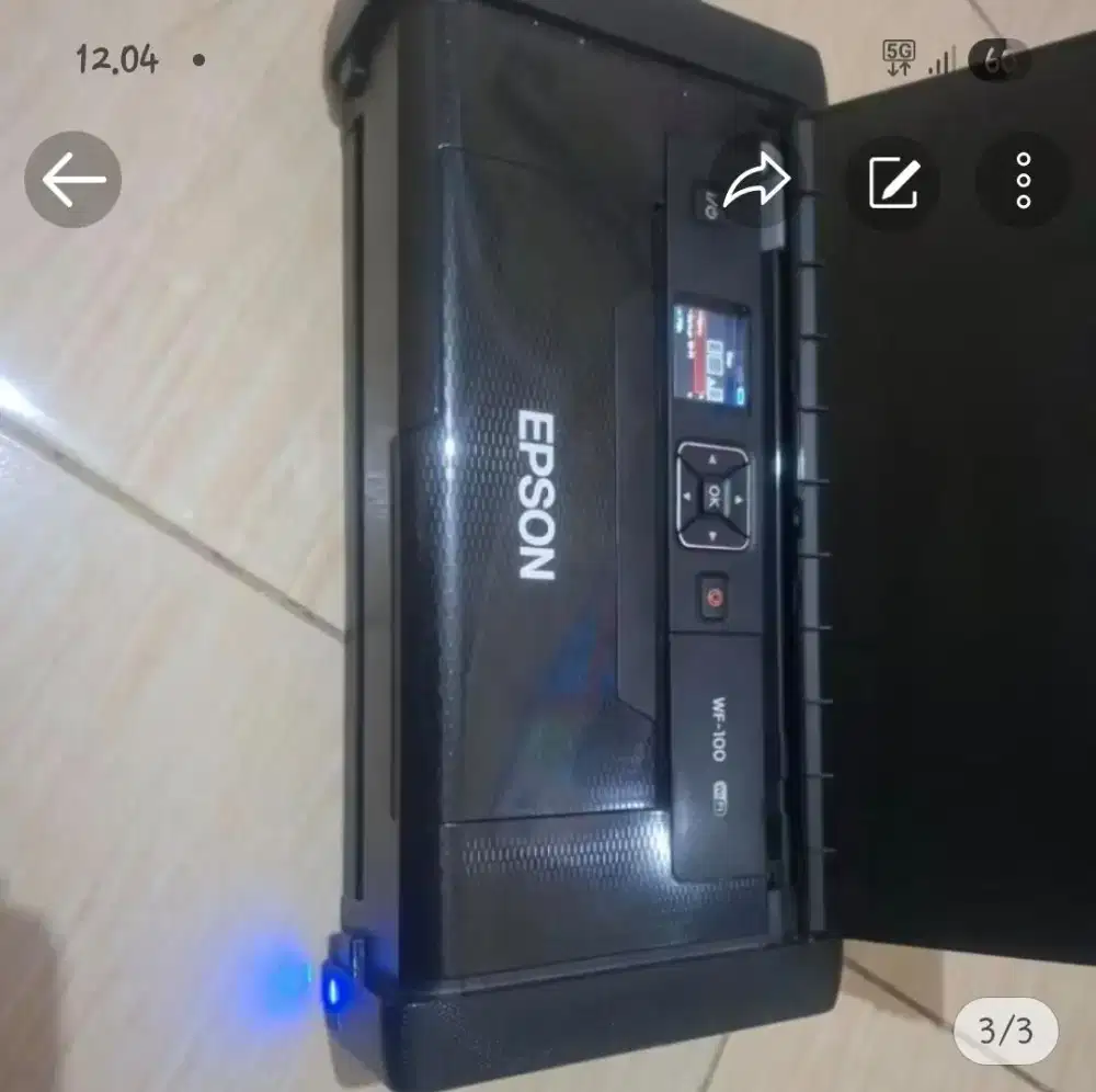 Di jual printer epson WF 100 Printer Wi-Fi Portabel Terkecil&Terringan