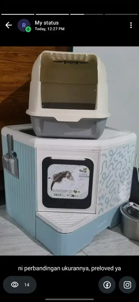 Litter Box Tempat Pasir Kucing